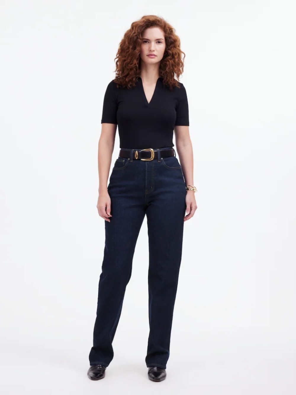 Madewell The Curvy '90s Straight Jean • size 27 • NM273 • NWT • Norman Wash